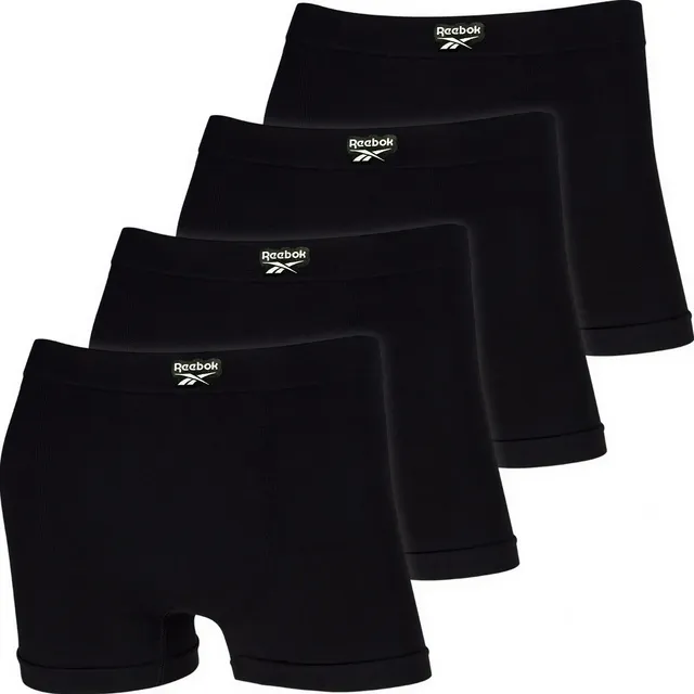 Kit com 4 Cuecas Boxer Reebok Algodão