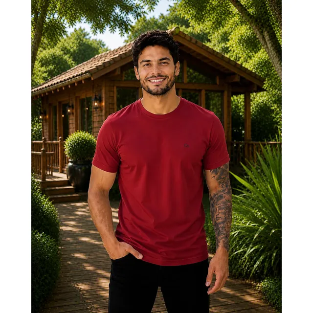 Camiseta Ogochi Básica Algodão