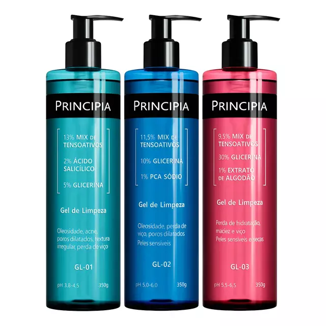Kit da linha Principia Skincare