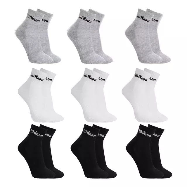 Meias Wilson Cano Curto Masculino, kit com 9 pares