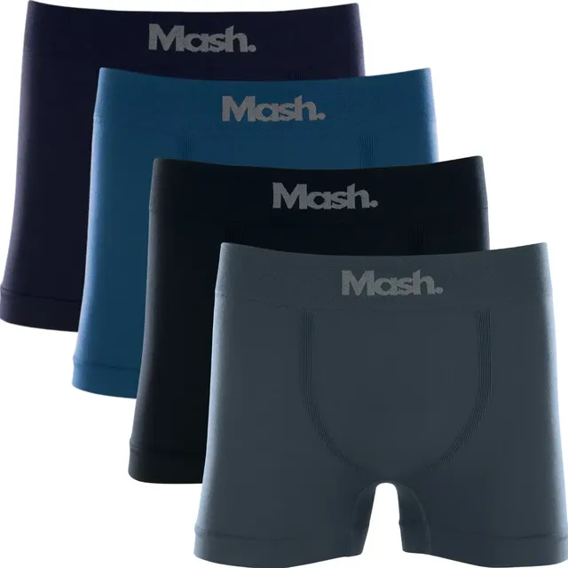 Cuecas Boxer Microfibra Mash, kit com 4