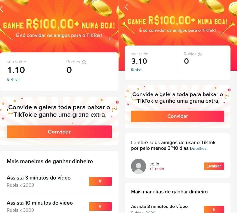 tiktoktt3 - Código de convite Tiktok