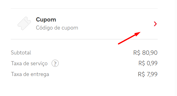 onde inserir o cupom