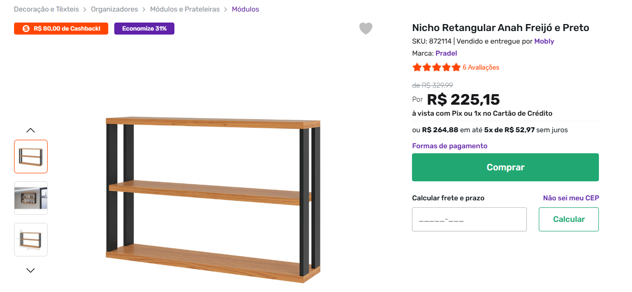 Oferta em destaque