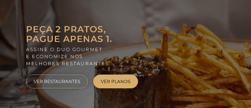 desconto duo gourmet